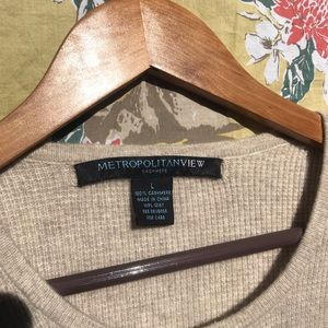 Mens MetrapolitanView Cashmere Sweater Sz Large
